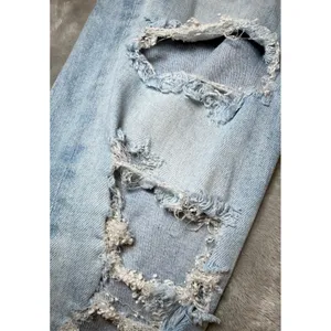 American Eagle Womens 4 Regular Hi-Rise Jegging Jeans Luxe Stretch Distressed thumbnail 7