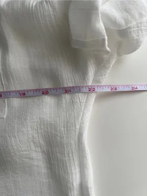 BSUBSEACH White Sheer Button Down Long Sleeve Swimsuit Beach Cover Up One Size thumbnail 11