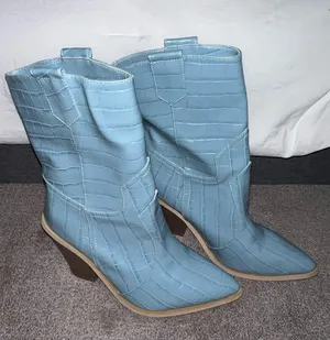 Cowgirl boots Blue Size 9.5 thumbnail 5