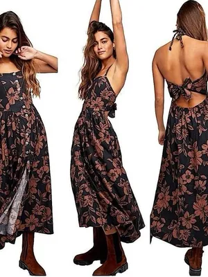 FREE PEOPLE Perfect Sundress‎ Black thumbnail 2