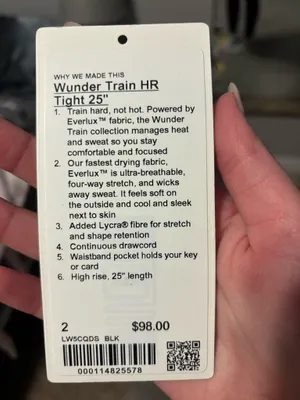 Black Lululemon Leggings thumbnail 3