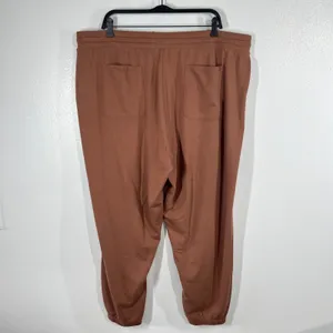 J Jill Fit French Terry Utility Joggers Red Oak Plus Size 3X Cotton Tencel Modal thumbnail 3