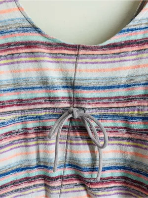 Free People By The Beach Striped Romper Multicolor Size M thumbnail 8