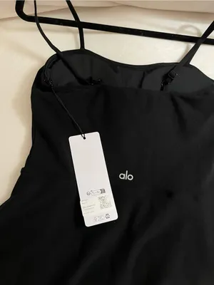 Alo Yoga NWT Alosoft Courtside Tennis Dress Black Size S thumbnail 7