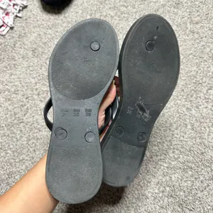 Panama Jack Women's Black Flip Flop Sandals with Pineapple Detail thumbnail 2