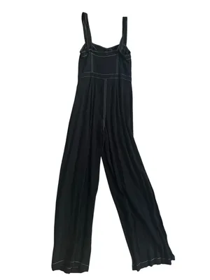 ABERCROMBIE & FITCH Black Buttoned Jumpsuit Size XXS thumbnail 3