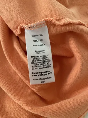 Life is Good Crusher Tee Size S Orange UNPLUG Shirt Beach Relax Ocean Vacation thumbnail 8