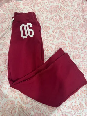 Edikted Red Number Sweatpants thumbnail 1