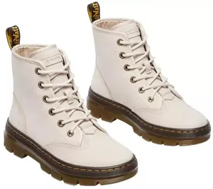 Dr Martens Charlee Chukka Boot in Parchment‎ Beige thumbnail 1