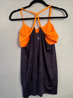 The North Face purple Tank with Bright Orange Straps thumbnail 4