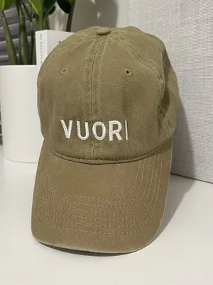 VUORI unisex green embroidered hat cap baseball workout travel thumbnail 1
