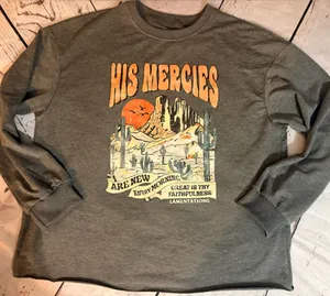 Boutique women’s crew neck sweater XL spiritual graphic thumbnail 1