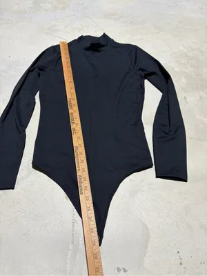 Abercrombie & fitch Long Sleeve Black Bodysuit medium thumbnail 2
