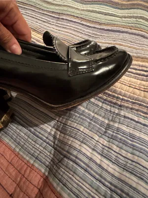 Tory Burch Black Patent Leather Penny Loafers thumbnail 6