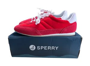 NIB - Sperry Runabout WM-600 Women's Red Low Top Sneakers - Size 8 thumbnail 1