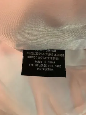 Vintage White Leather Jacket thumbnail 2