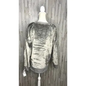 National Football League NWT‎ Washington Commanders Women's Heathered Gray Pullover Sweatshirt Size XL thumbnail 3