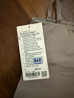 Lululemon Align Adjustable Tube Top thumbnail 5