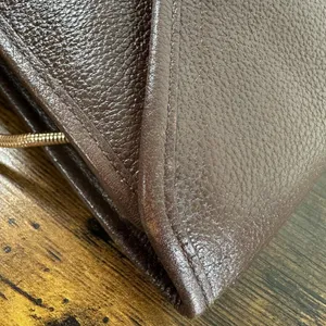 Yves Saint Laurent Vintage Shoulder Bag Small Brown Leather YSL thumbnail 12