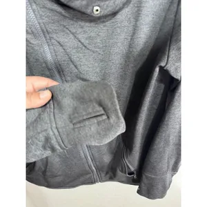 Champion XXL Gray Full Zip Jacket Women's Duo Dry Cowl Neck Asymmetrical thumbnail 3