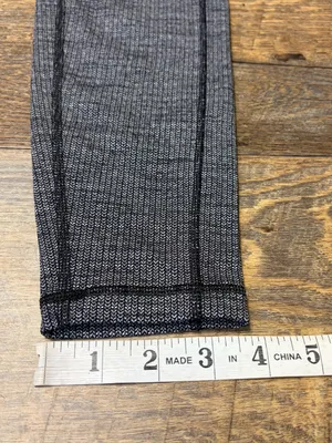Lululemon Speed Up Tight 28" Full-On Luxtreme Women 8 Legging Heather Black Knit thumbnail 4