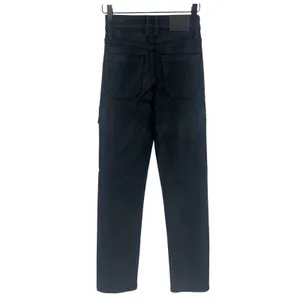 PAIGE Stella Black Coated Cargo Straight Leg Pants Size‎ 23 thumbnail 11