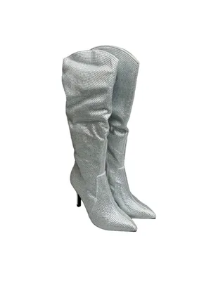 MIA Mackynzie Rhinestone Stiletto Boots Size 7.5 NIB thumbnail 3
