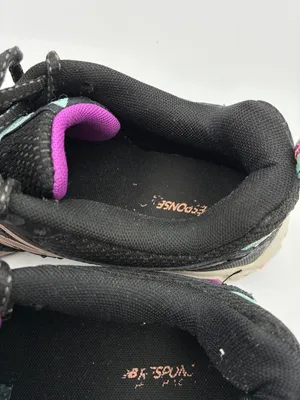 New Balance All Terrain Womens Running Shoes 8 Black Purple Mesh 412 V3 TechRide thumbnail 9