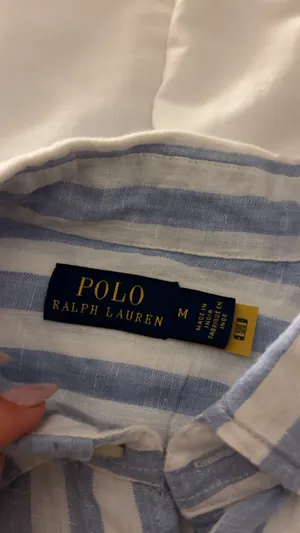 polo ralph lauren striped button up  thumbnail 2