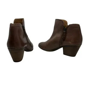 Frye‎ Judith Double-Zip Leather Ankle Boots Booties Brown Size US 9 thumbnail 10