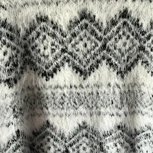 New cozy xs sweater cliche brand fuzzy‎ soft comfortable pattern sweater winter thumbnail 5