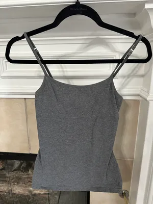Express Stretch Gray Cami/Tank Top thumbnail 1