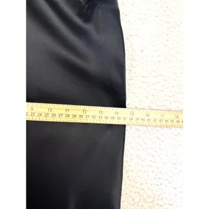 Black‎ Slip Dress Large Satin V-Neck Whimsygoth Emo Formal Romantic Y2K Feminine thumbnail 6