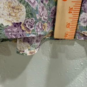 ASTR The Label Long Sleeve Mini Floral Dress in Lavender Romantic Boho Garden thumbnail 10