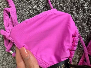 VIX Paula Halter Bikini SET, Size Small, $212 Pink thumbnail 10