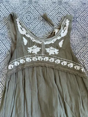 Olive Green Francesca's Dress Mini thumbnail 2