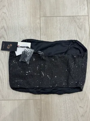 sincerely jules black corset top thumbnail 2