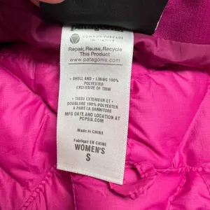 Patagonia Tres Down Jacket Women Small H2no Hooded Waterproof Puffer Lined 28191 thumbnail 14