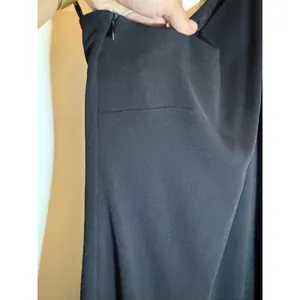Lauren Ralph Lauren Black One Shoulder Midi Dress‎ Size 4 Formal Evening thumbnail 4