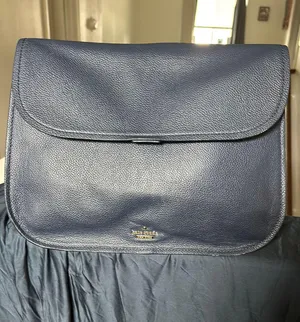 Kate Spade large shoulder leather bag Navy  thumbnail 1
