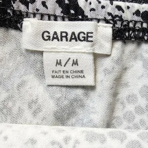 Garage Snakeskin Bodycon Party Dress Y2K Black White Animal Print Bikercore M‎ thumbnail 4