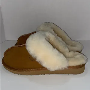 Dearfoams Fireside Shearling Slides size 8w thumbnail 4