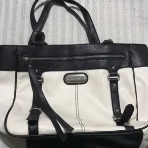 franco sarto shoulder handbag beige black thumbnail 1