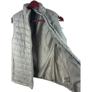 Eddie Bauer Puffer Vest Small‎ EB001794 Sage Green Quilted Zip Up Outdoor Hiking thumbnail 8