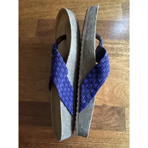 Eastland Ophella Sandals Thongs Cork Flip Flops Purple Braided Size 9 Women’s thumbnail 6