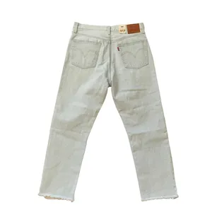 Levi’s 501 Original Cropped Straight‎ Leg Light Wash Jeans Size 30 thumbnail 7