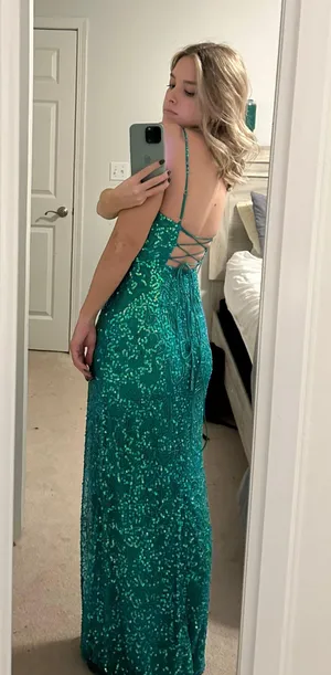 Green Prom Dress thumbnail 2