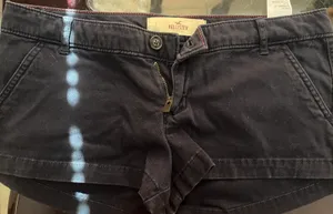 Hollister Navy Blue Shorts thumbnail 1
