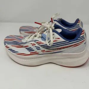 Saucony Women's Ride 15 Banner Running Shoe White Red Blue Striped Women Size 7 thumbnail 5