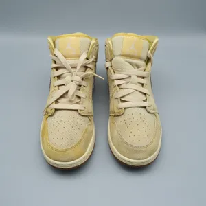 Nike Air Jordan 1 Mid SE GS French Fries B7405-700 Size 6Y Wmn 7.5 Sneaker thumbnail 12
